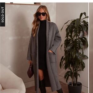 NEW Vici stitched OVERSIZED duster sweater ( small )